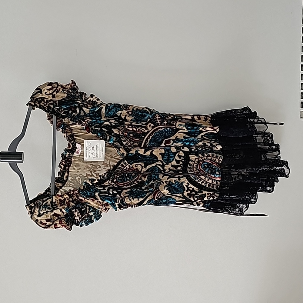 Velvet  and Lace top